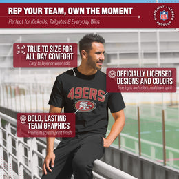 San Francisco 49ers NFL Home Team Tee - Black