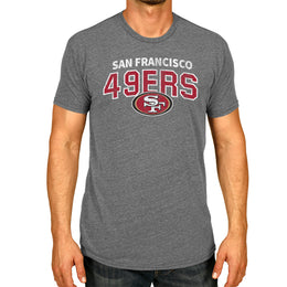 San Francisco 49ers NFL Starting Fresh Short Sleeve Heather T-Shirt - Sport Gray