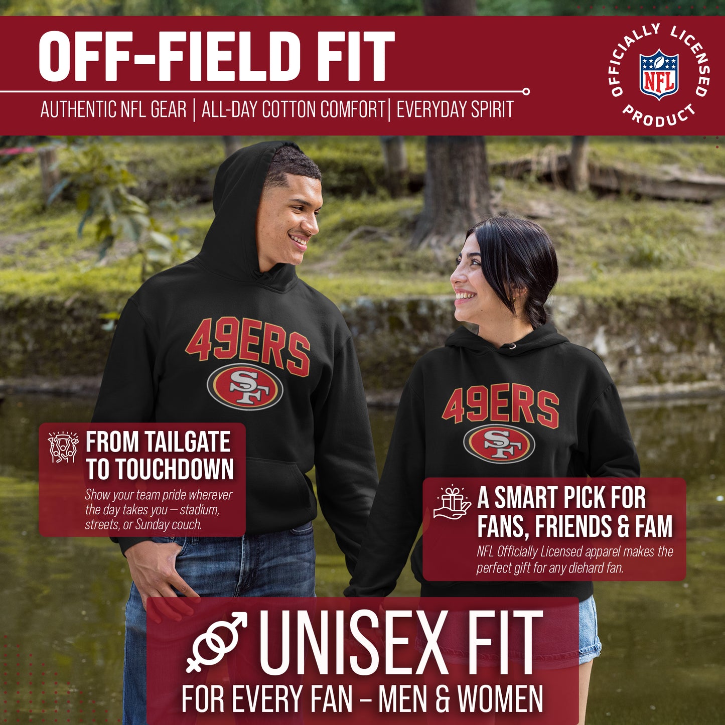 San Francisco 49ers NFL Home Team Hoodie - Black