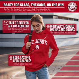 St. John's Red Storm Adult Arch & Logo Soft Style Gameday Hooded Sweatshirt - Red