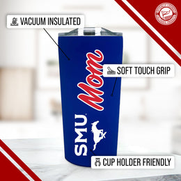 SMU Mustangs NCAA Stainless Steel Travel Tumbler for Mom - Royal