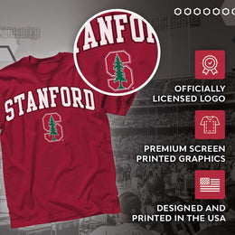 Stanford Cardinal NCAA Adult Gameday Cotton T-Shirt - Cardinal
