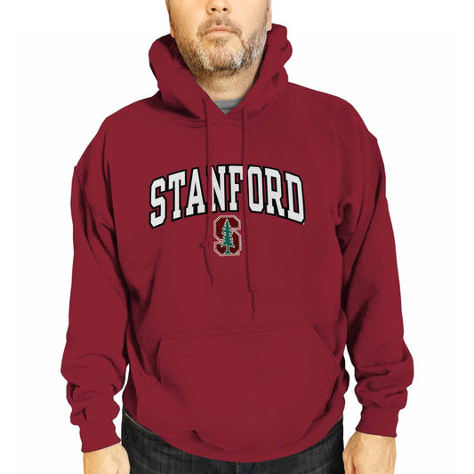 Stanford Cardinal NCAA Adult Tackle Twill Hooded Sweatshirt - Cardinal