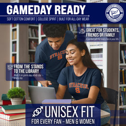 Syracuse Orange NCAA Adult Gameday Cotton T-Shirt - Navy