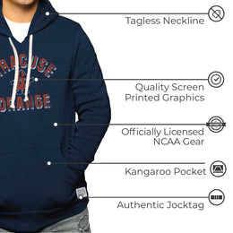 Syracuse Orange Adult University Hoodie - Navy