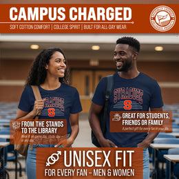 Syracuse Orange NCAA Adult Unisex Overtime Classics T-Shirt - Navy