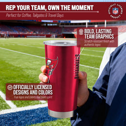 Tampa Bay Buccaneers NFL 20oz Gameday Stainless Steel Tumbler - Red