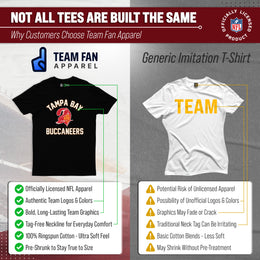 Tampa Bay Buccaneers NFL Adult Retro Gameday Unisex T-Shirt - Black