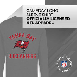 Tampa Bay Buccaneers NFL Gameday Adult Long Sleeve Shirt - Sport Gray