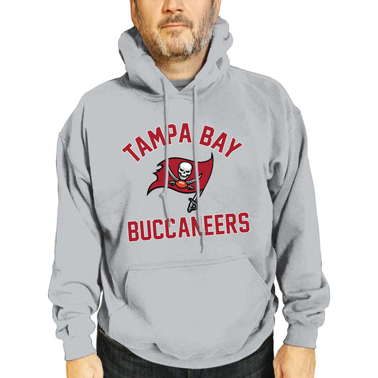 Tampa Bay Buccaneers NFL Adult Gameday Hooded Sweatshirt - Gray
