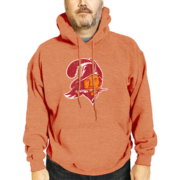 Tampa Bay Buccaneers NFL Adult Unisex Modern Throwback Ultra Soft Fleece Hooded Sweatshirt - Orange