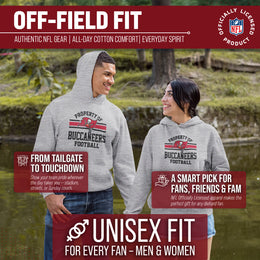 Tampa Bay Buccaneers NFL Adult Property Of Hooded Sweatshirt - Sport Gray