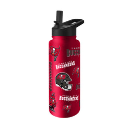 Tampa Bay Buccaneers NFL 34Oz Native Quencher Water Bottle - Red