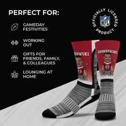 Tampa Bay Buccaneers NFL Adult V Curve MVP Player Crew Socks - Cardinal