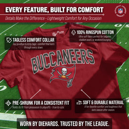 Tampa Bay Buccaneers NFL Home Team Tee - Cardinal