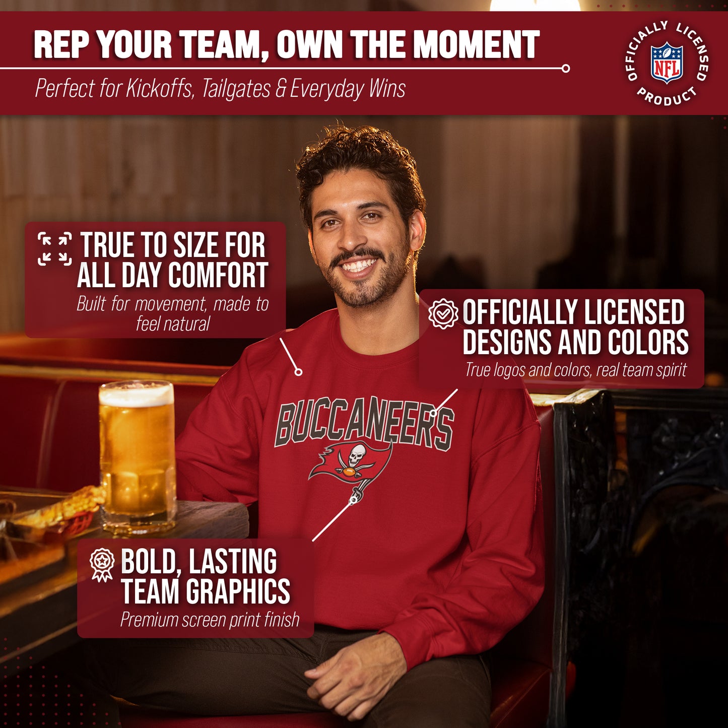 Tampa Bay Buccaneers NFL Home Team Crew - Cardinal