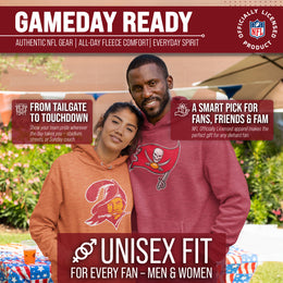 Tampa Bay Buccaneers NFL Adult Unisex Modern Throwback Ultra Soft Fleece Hooded Sweatshirt - Orange