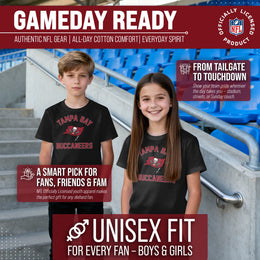 Tampa Bay Buccaneers NFL Youth Gameday Football T-Shirt - Black