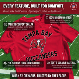 Tampa Bay Buccaneers NFL Youth Gameday Football T-Shirt - Red
