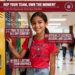 Tampa Bay Buccaneers NFL Youth Gameday Football T-Shirt - Red