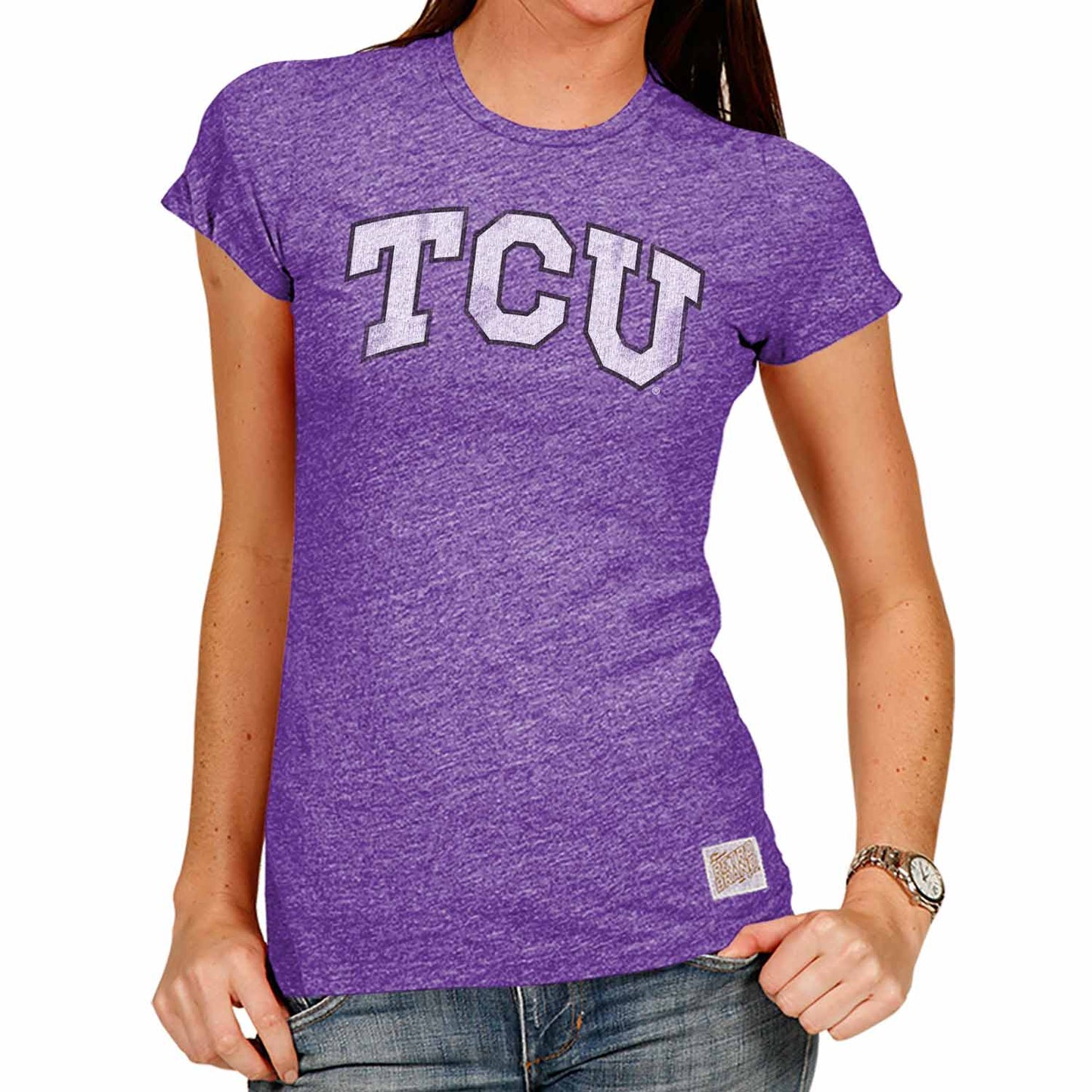 TCU Horned Frogs University Women's T-Shirt  - Purple