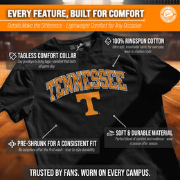 Tennessee Volunteers NCAA Adult Gameday Cotton T-Shirt - Black