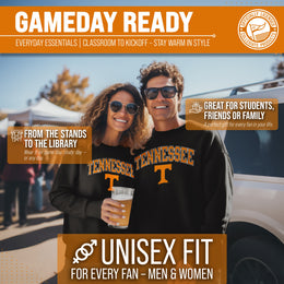 Tennessee Volunteers Adult Arch & Logo Soft Style Gameday Crewneck Sweatshirt - Black