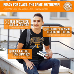 Tennessee Volunteers NCAA Adult Unisex Overtime Classics T-Shirt - Black