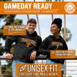 Tennessee Volunteers Adult Arch & Logo Soft Style Gameday Hooded Sweatshirt - Black
