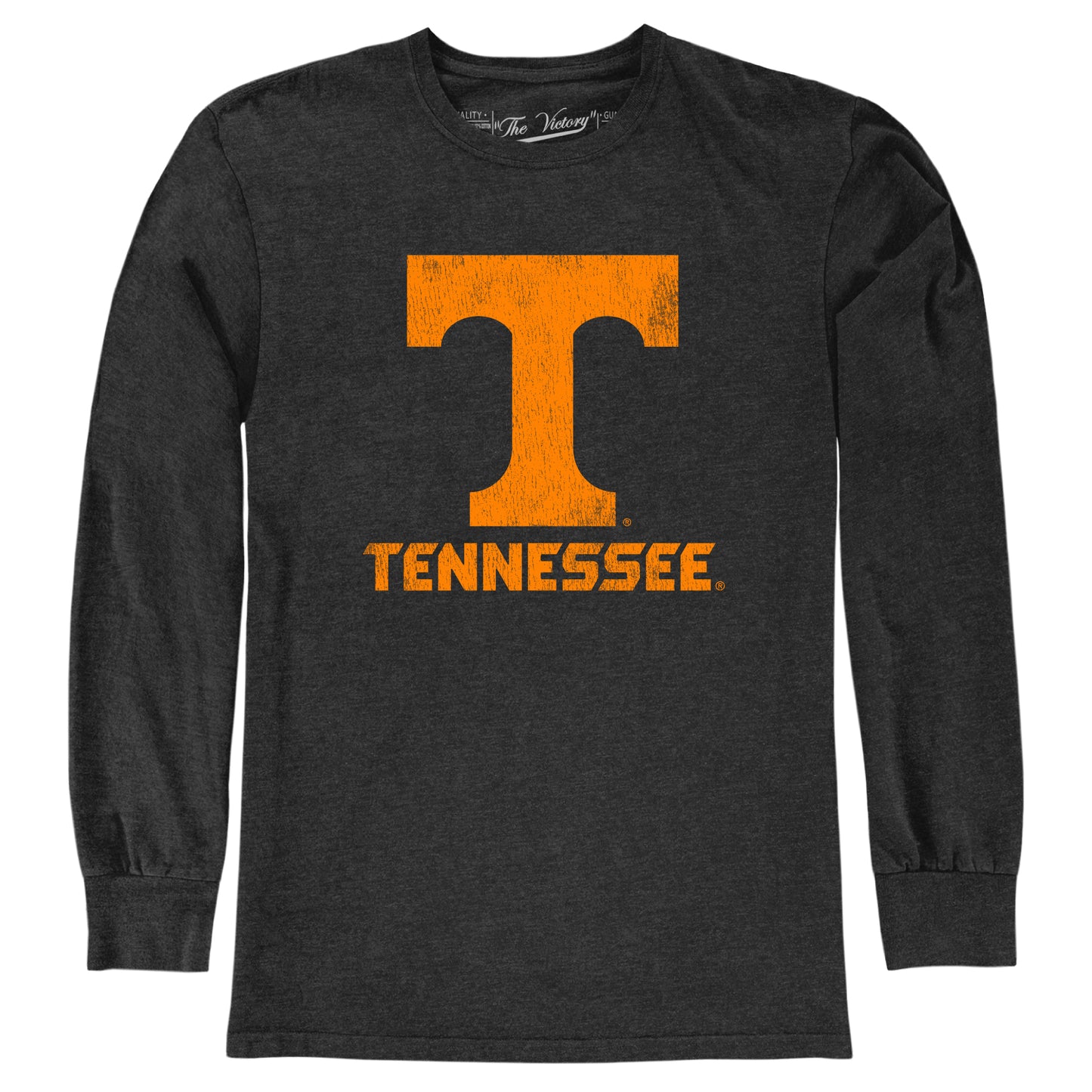 Tennessee Volunteers NCAA MVP Adult Long-Sleeve Shirt - Black Heather