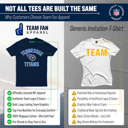 Tennessee Titans NFL Adult Gameday T-Shirt - Navy