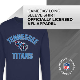 Tennessee Titans NFL Gameday Adult Long Sleeve Shirt - Navy