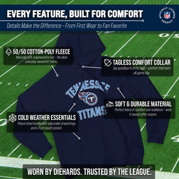 Tennessee Titans NFL Adult Gameday Hooded Sweatshirt - Navy