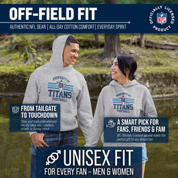 Tennessee Titans NFL Adult Property Of Hooded Sweatshirt - Sport Gray