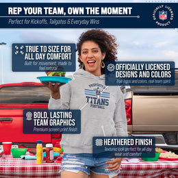 Tennessee Titans NFL Adult Property Of Hooded Sweatshirt - Sport Gray