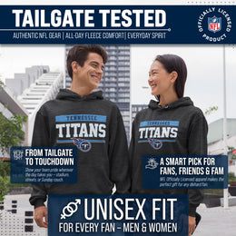 Tennessee Titans NFL Adult Gameday Charcoal Hooded Sweatshirt - Charcoal