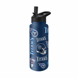 Tennessee Titans NFL 34Oz Native Quencher Water Bottle - Navy