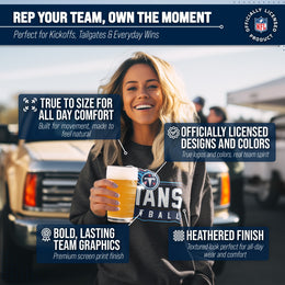 Tennessee Titans NFL Adult True Fan Crewneck Sweatshirt - Charcoal