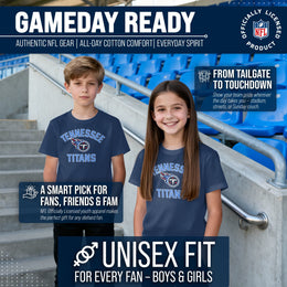 Tennessee Titans NFL Youth Gameday Football T-Shirt - Navy