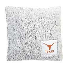 Texas Longhorns Two Tone Sherpa Throw Pillow - Team Color