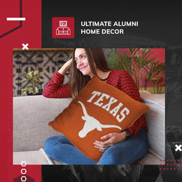 Texas Longhorns NCAA Decorative Pillow - Texas Orange