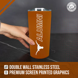 Texas Longhorns Collegiate Stainless Steel Travel Tumbler for Alumni - Texas Orange