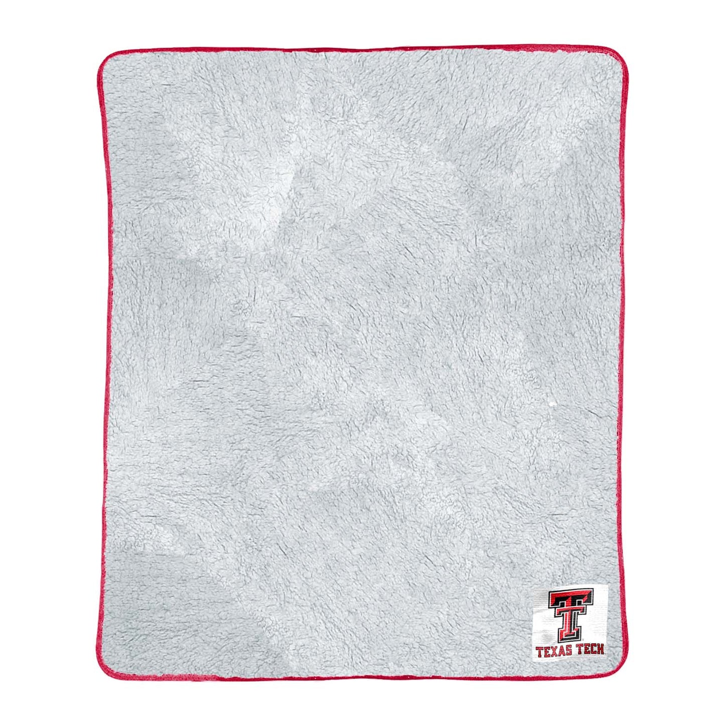 Texas Tech Red Raiders NCAA Silk Sherpa College Throw Blanket - Black