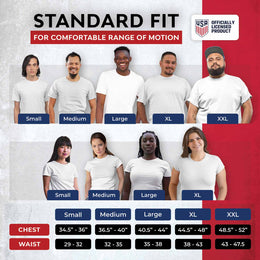USA National Team The Victory Officially Licensed US Adult National Soccer Team Lindsey Horan Name & Number T-Shirt - White #10