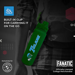 Tulane Green Wave NCAA Stainless Steel Water Bottle - Green