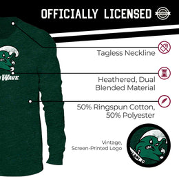 Tulane Green Wave NCAA MVP Adult Long-Sleeve Shirt - Green