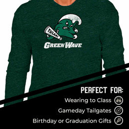 Tulane Green Wave NCAA MVP Adult Long-Sleeve Shirt - Green