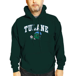 Tulane Green Wave Adult Arch & Logo Soft Style Gameday Hooded Sweatshirt - Green