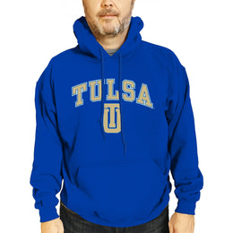 Tulsa Golden Hurricane Adult Arch & Logo Soft Style Gameday Hooded Sweatshirt - Royal