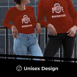 Ohio State Buckeyes NCAA MVP Adult Long-Sleeve Shirt - Red
